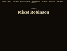 Tablet Screenshot of mikelrobinson.com